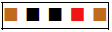 The 10 kΩ resistor has various colored bands