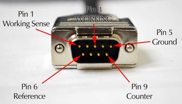 Figure1 Pins in cell cable2