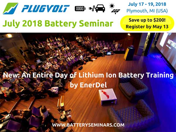 PlugVolt Battery Seminar 2018