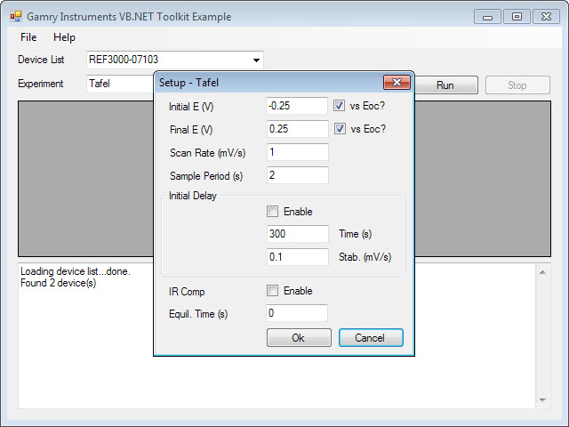 gamry potentiostat software