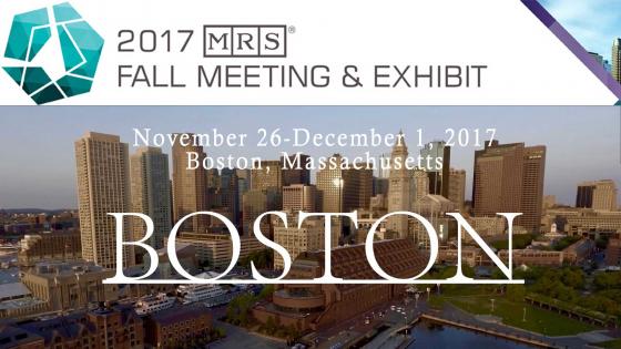 MRS Fall 2017 Boston, MA