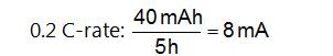 c rate battery charge