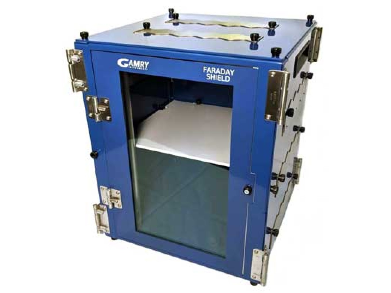 Faraday Shield with Conductive-glass Window