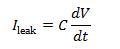 instantaneous leakage current