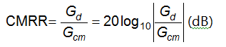 ratio of both gain factors