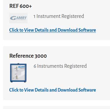 Registered Instruments Page