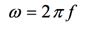 relationship radial frequency and frequency