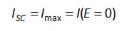 The short circuit current-highest current drawn from a solar cell