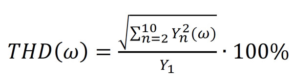  total harmonic distortion (THD or THDi) is a measurement of the harmonic distor