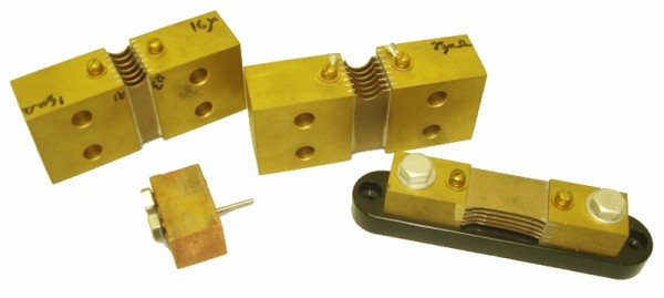 Figure 3 Measured shunts and the shorted lead test figure